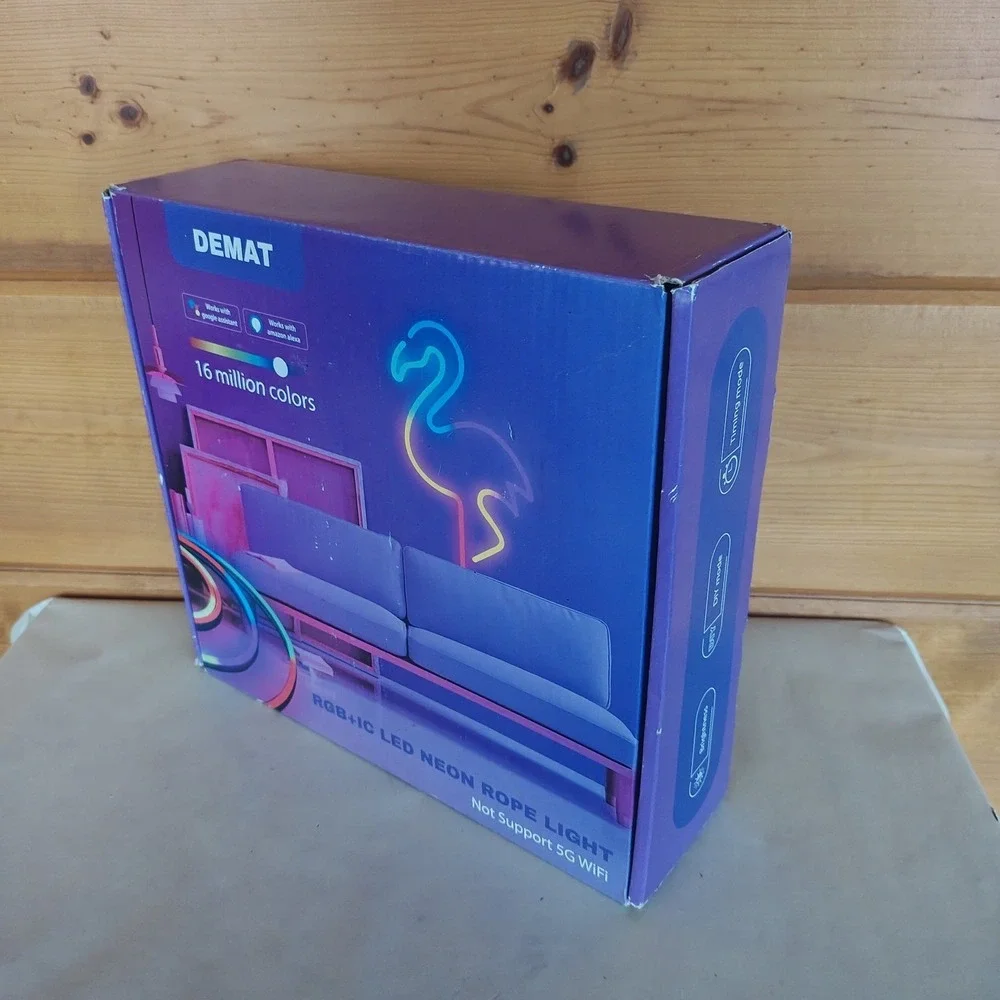 Demat‎ 10ft RGB+IC LED Neon Rope Light